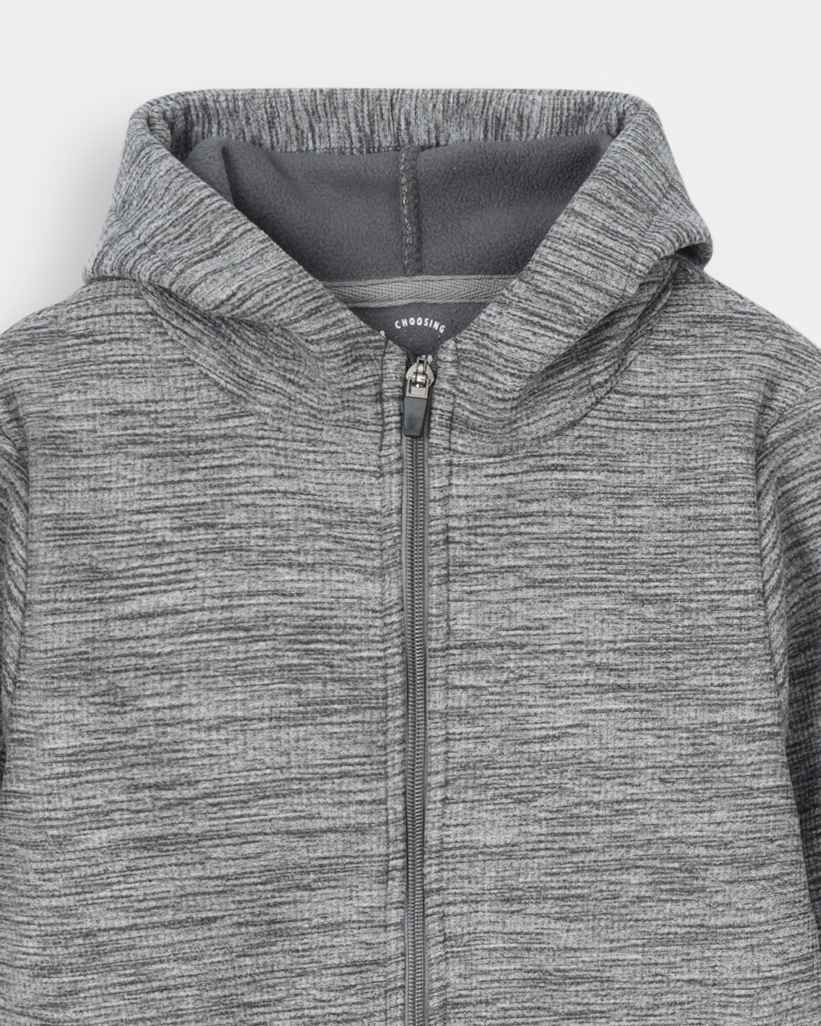 Boys Basic Zip-Up Hoodie