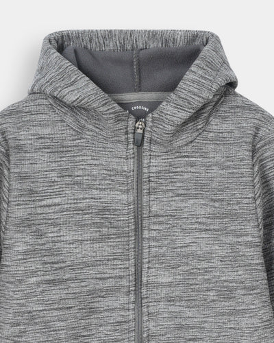 Boys Basic Zip-Up Hoodie