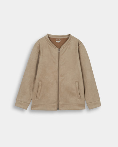 Boys Basic Zip-Up Upper