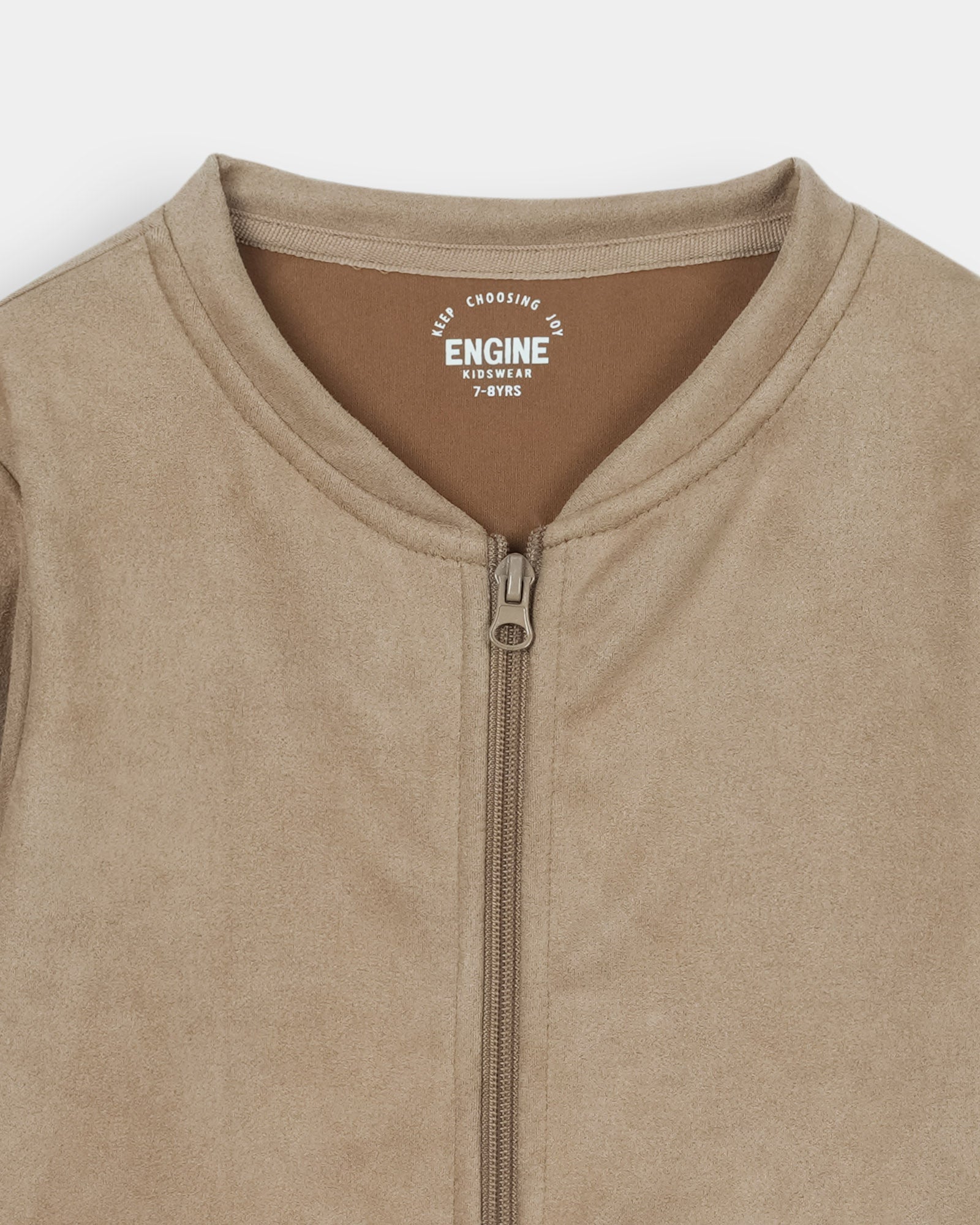 Boys Basic Zip-Up Upper