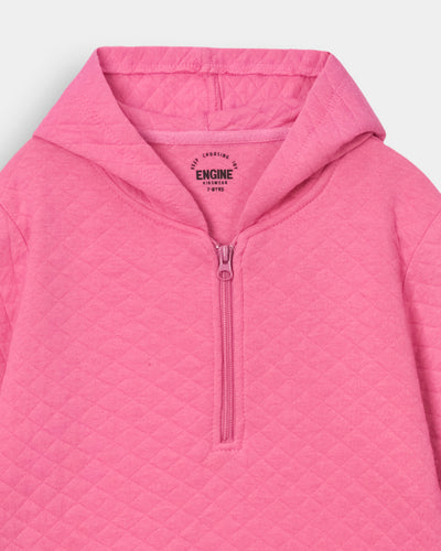 Girls Basic Zip-Up Hoodie