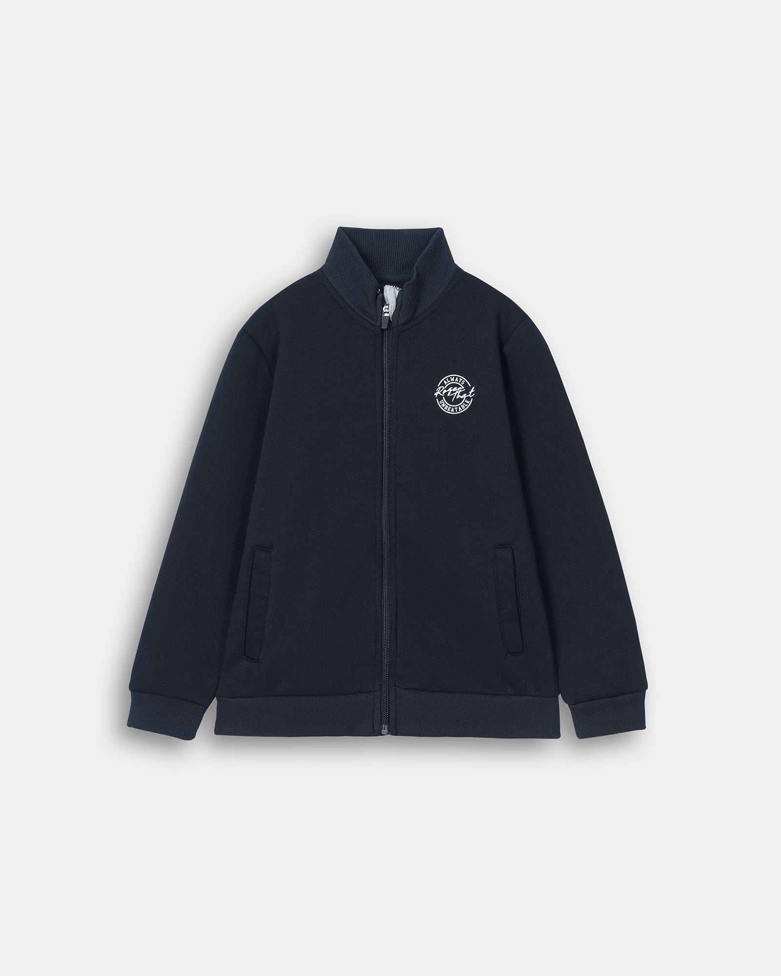 Boys Basic Zip-Up Upper