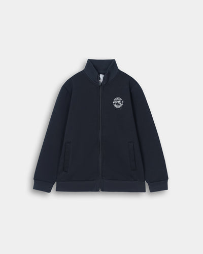 Boys Basic Zip-Up Upper