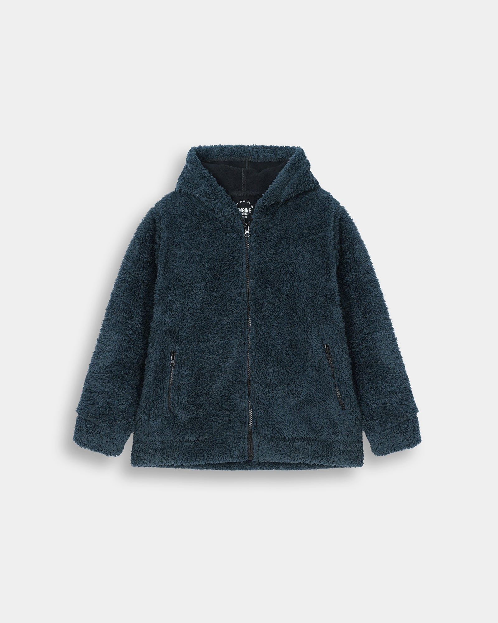 Boys Basic Zip-Up Hoodie