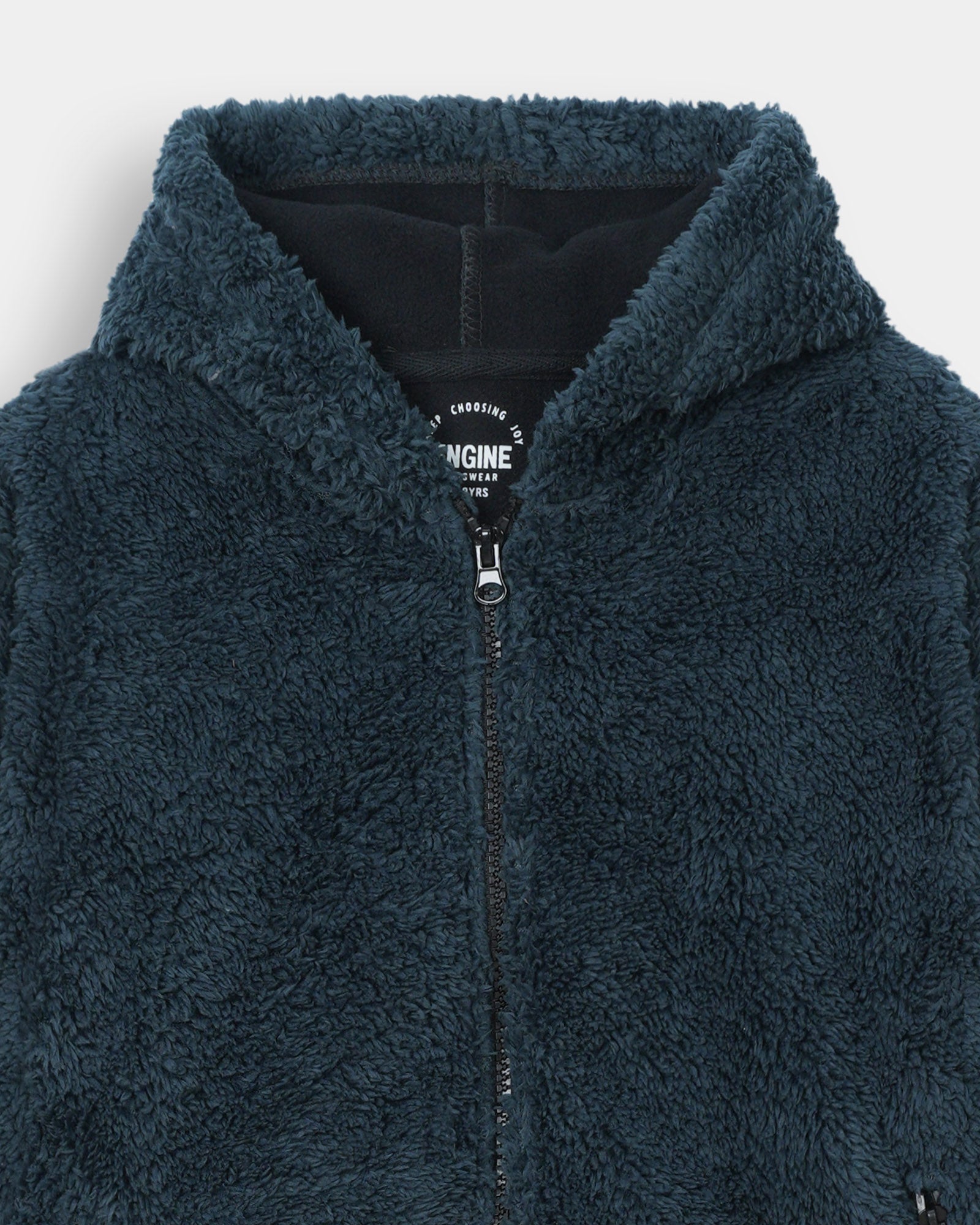 Boys Basic Zip-Up Hoodie