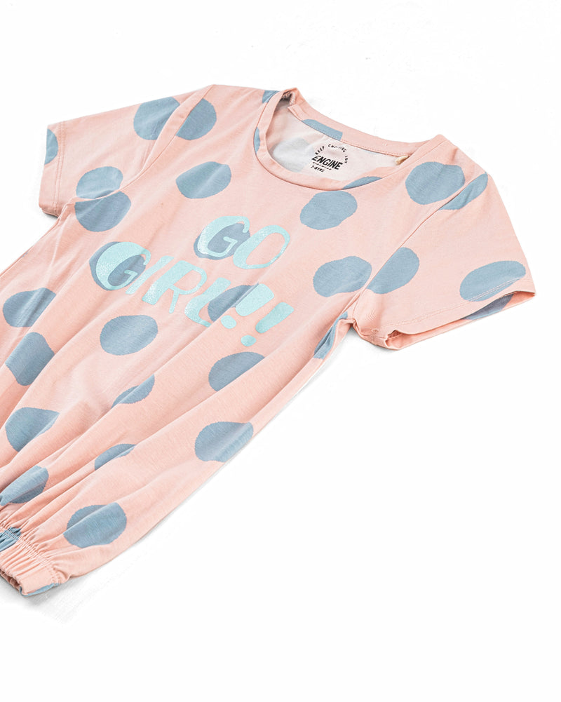 Girls Slogan Graphic Top - Engine - Buy Now