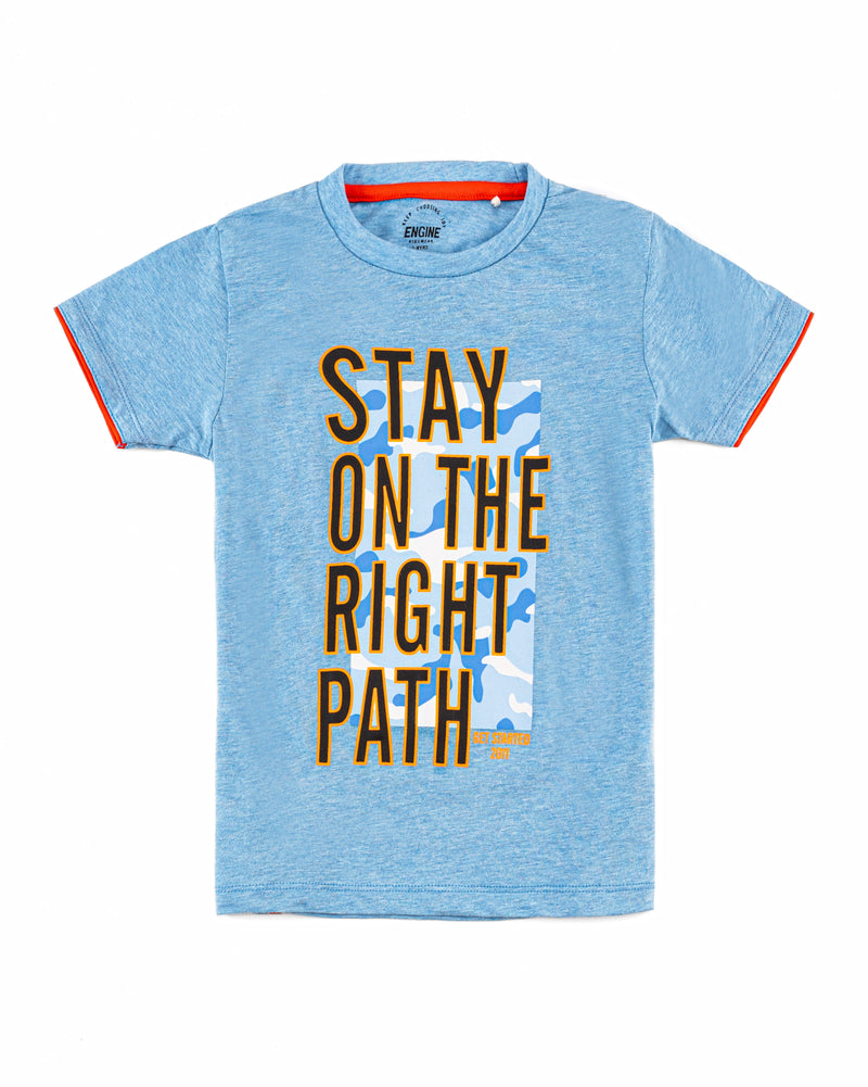 Boys Slogan T Shirt - Engine - Buy Now