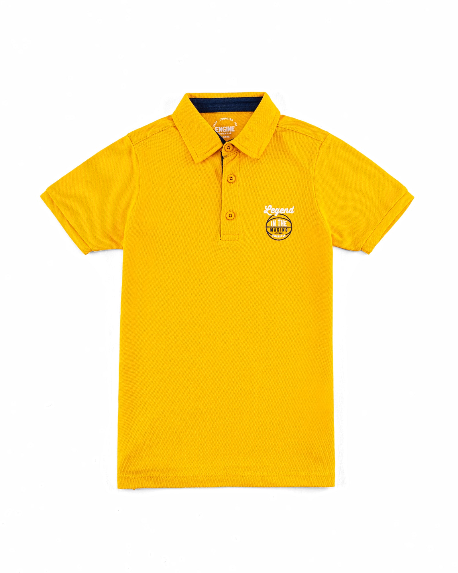 Boys Solid Polo Tee - Engine - Buy Now