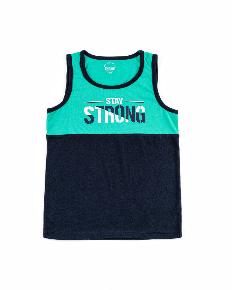 Boys Slogan Tank Top - Engine - Buy Now
