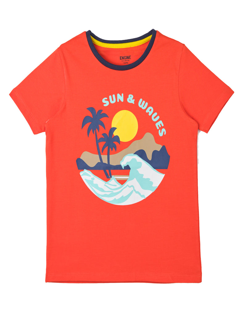 Boys Graphic T Shirt - Engine - Buy Now