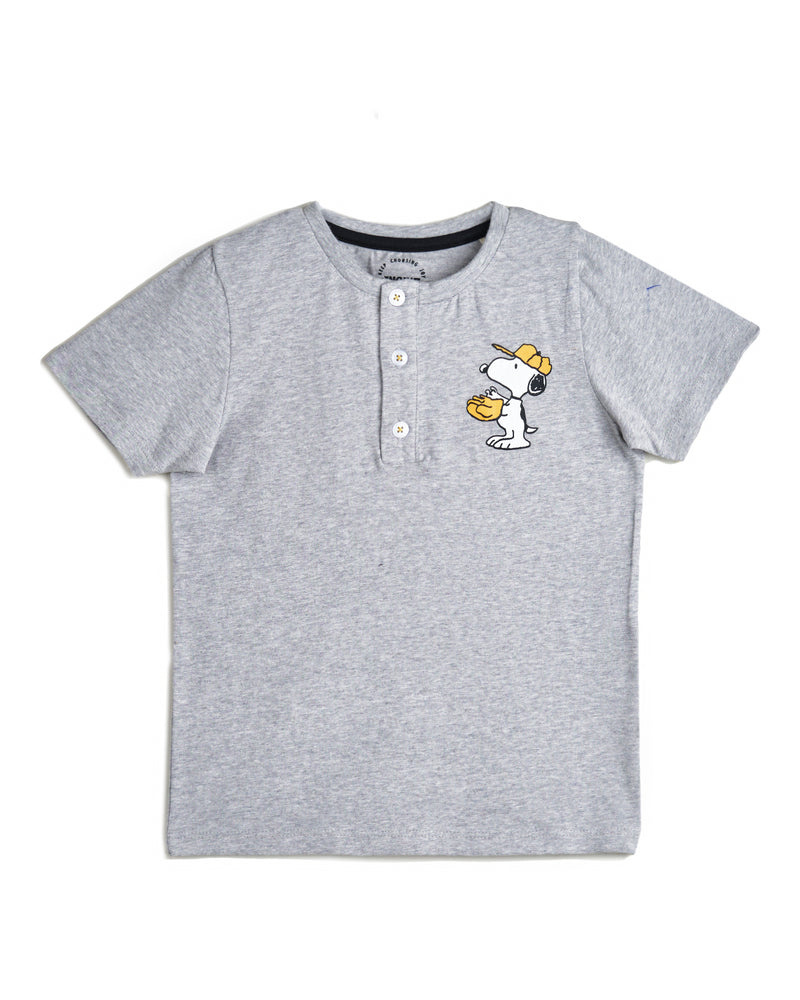 Boys Printed Snoopy Henley - Engine - Buy Now