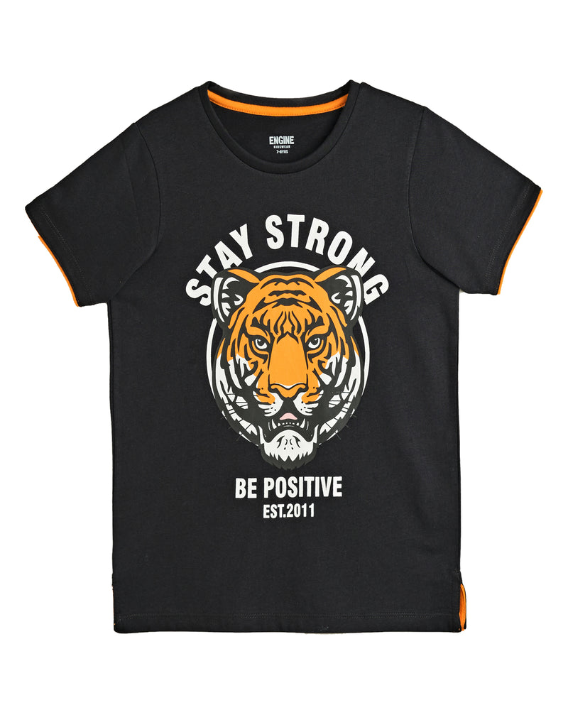 Boys Stay Strong T Shirt - Engine - Buy Now