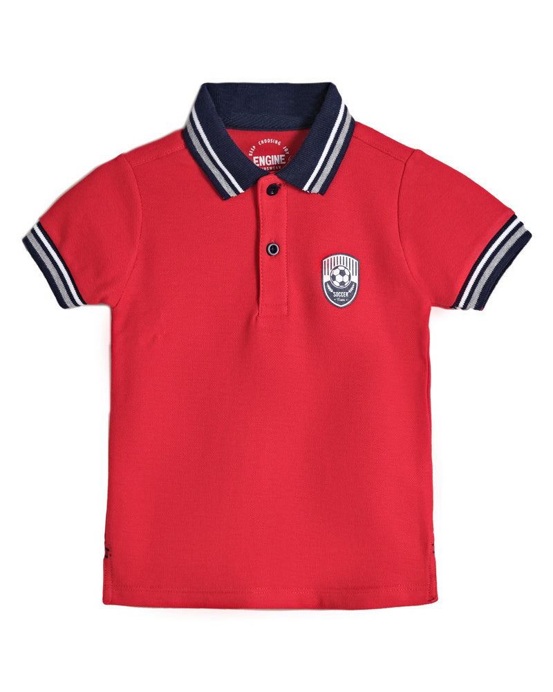 Boys Basic Polo Tee - Engine - Buy Now
