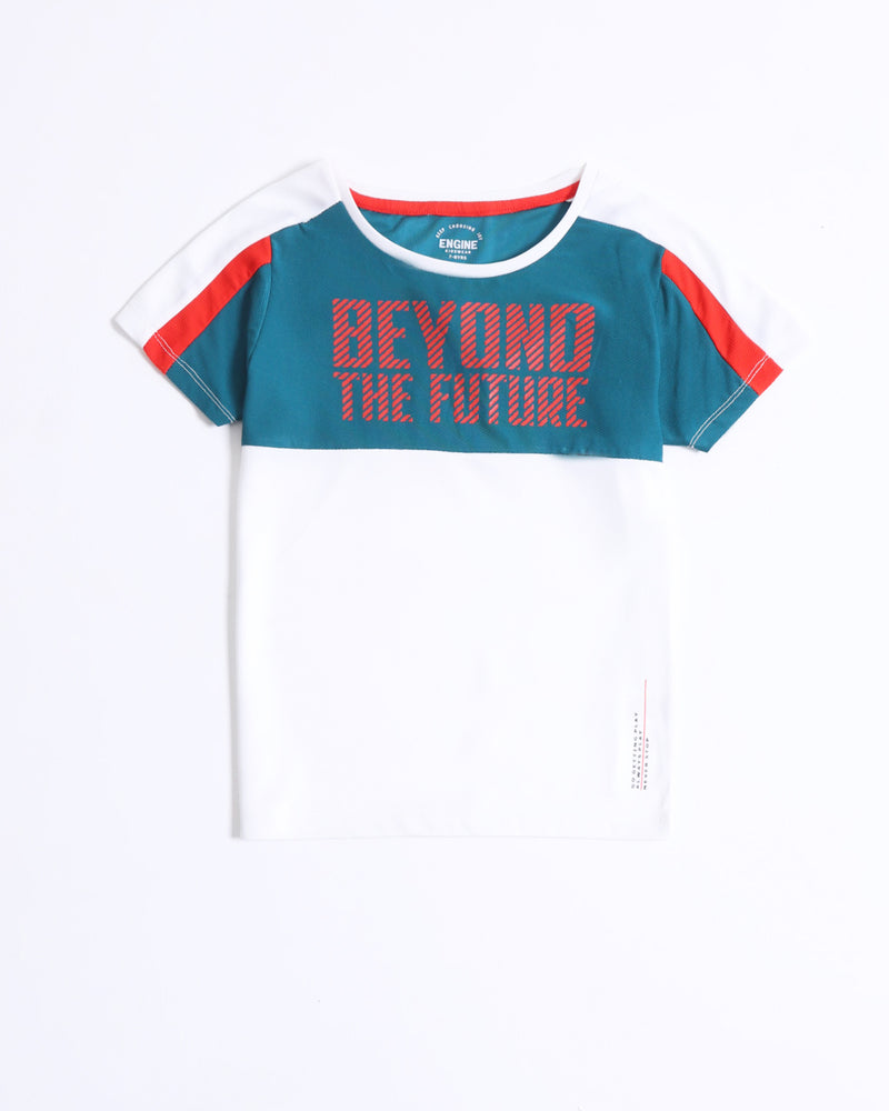 Boys Panel Active Wear Tee - Engine - Buy Now