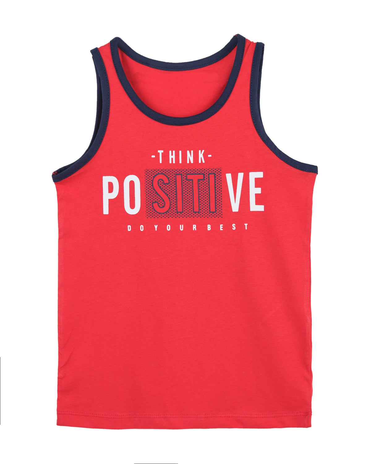 Boys Think Positive Vest - Engine - Buy Now