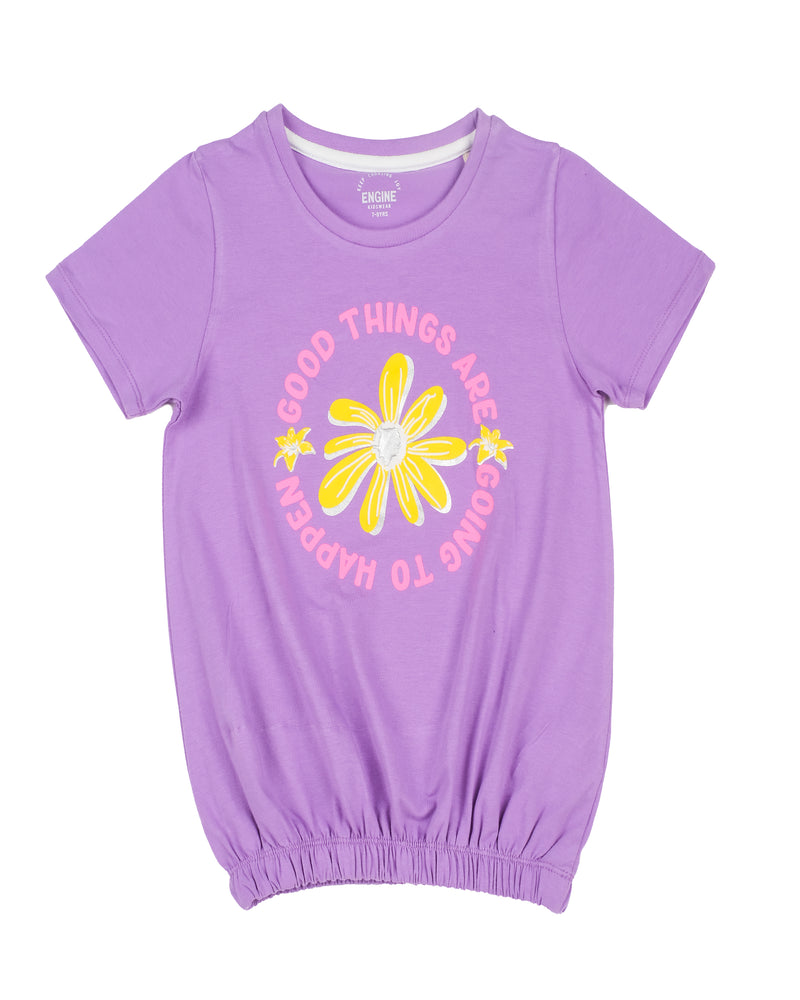 Girls T Shirt with Elasticated Waist - Engine - Buy Now