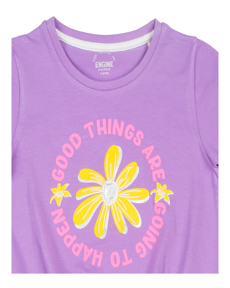 Girls T Shirt with Elasticated Waist - Engine - Buy Now