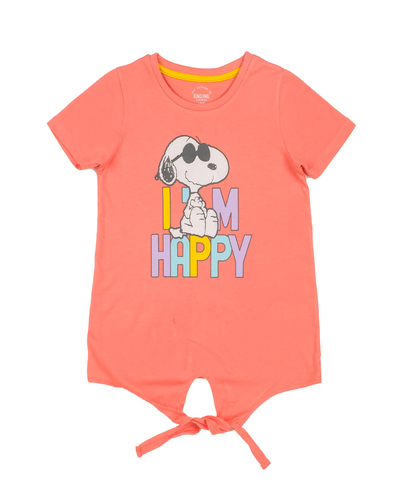 Girls T Shirt with Knot Detail - Engine - Buy Now