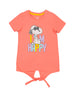 Girls T Shirt with Knot Detail