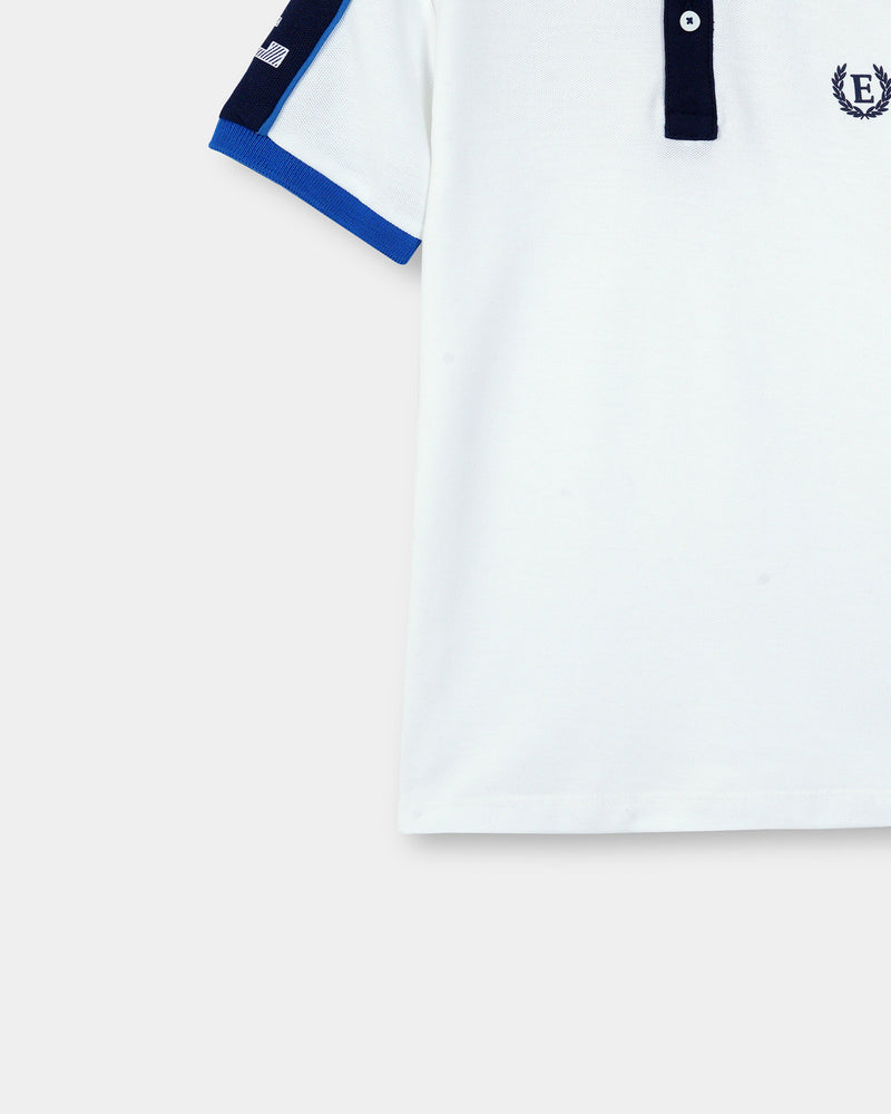 Boys S/S Panel Polo Tee - Engine - Buy Now