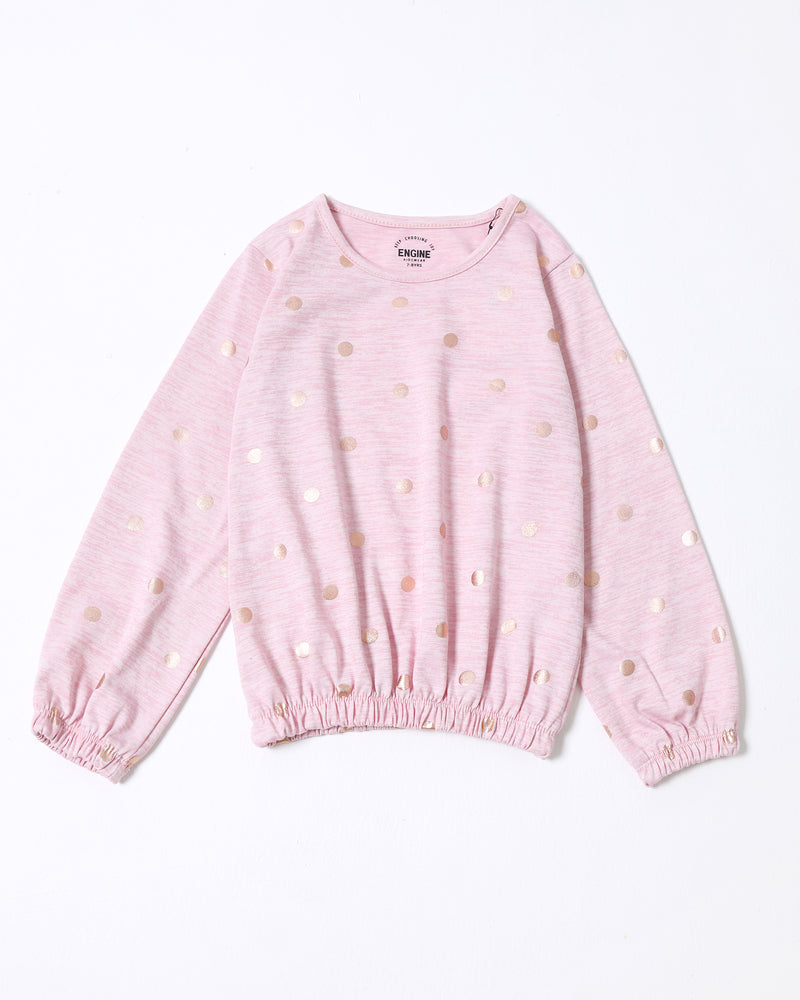 Girls L/S Melange T-Shirt - Engine - Buy Now
