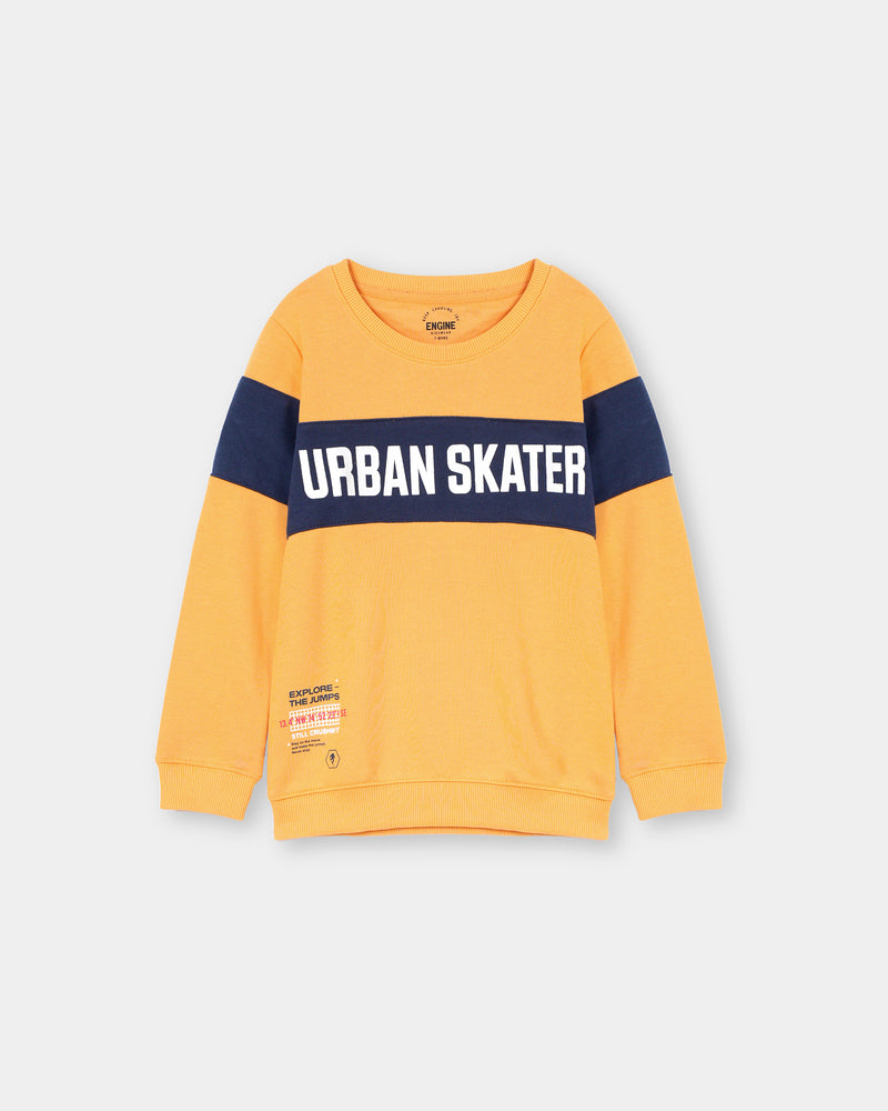 Boys Panel Sweatshirt - Engine - Buy Now