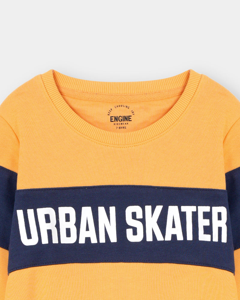 Boys Panel Sweatshirt - Engine - Buy Now