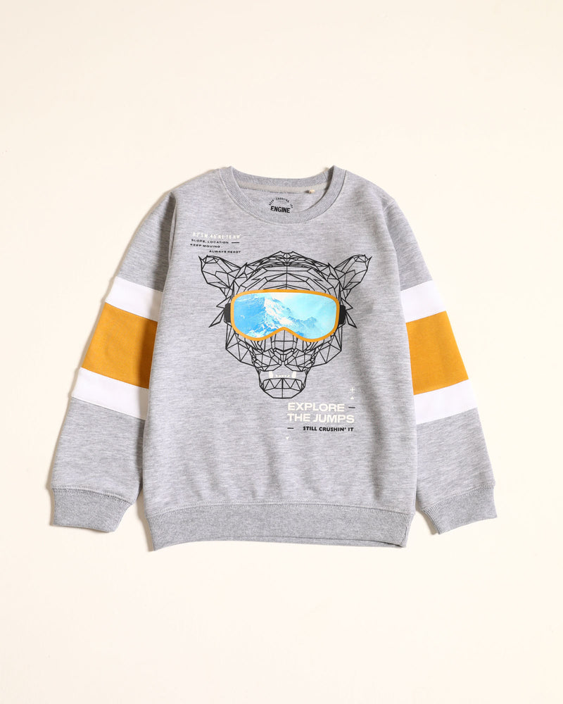 Boys Panel Sweatshirt - Engine - Buy Now