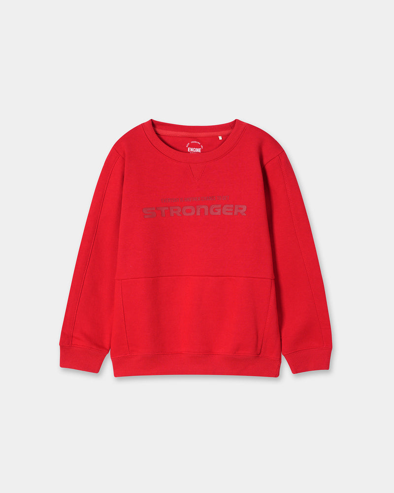 Boys Typography Sweatshirt - Engine - Buy Now