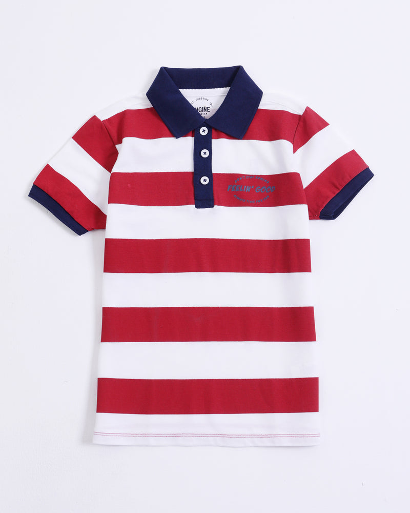 Boys S/S Striper Polo Tee - Engine - Buy Now