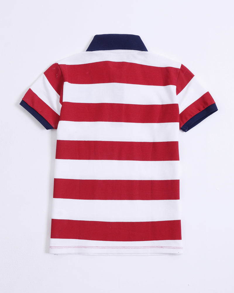 Boys S/S Striper Polo Tee - Engine - Buy Now