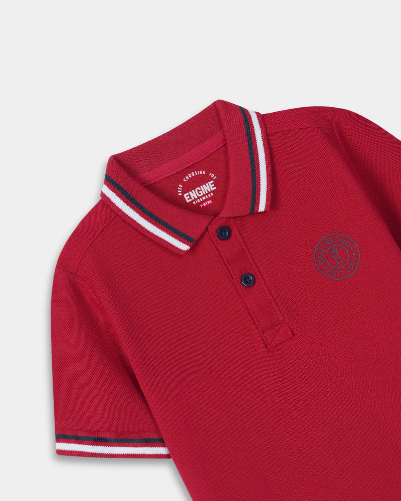 Boys Polo Tee - Engine - Buy Now