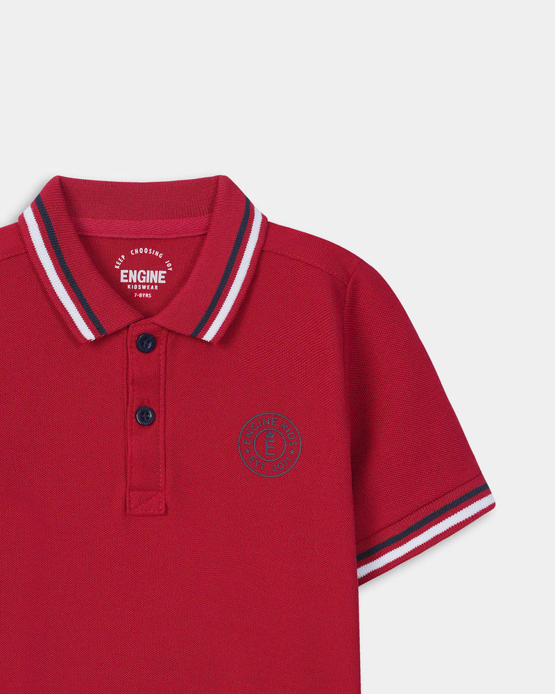 Boys Polo Tee - Engine - Buy Now