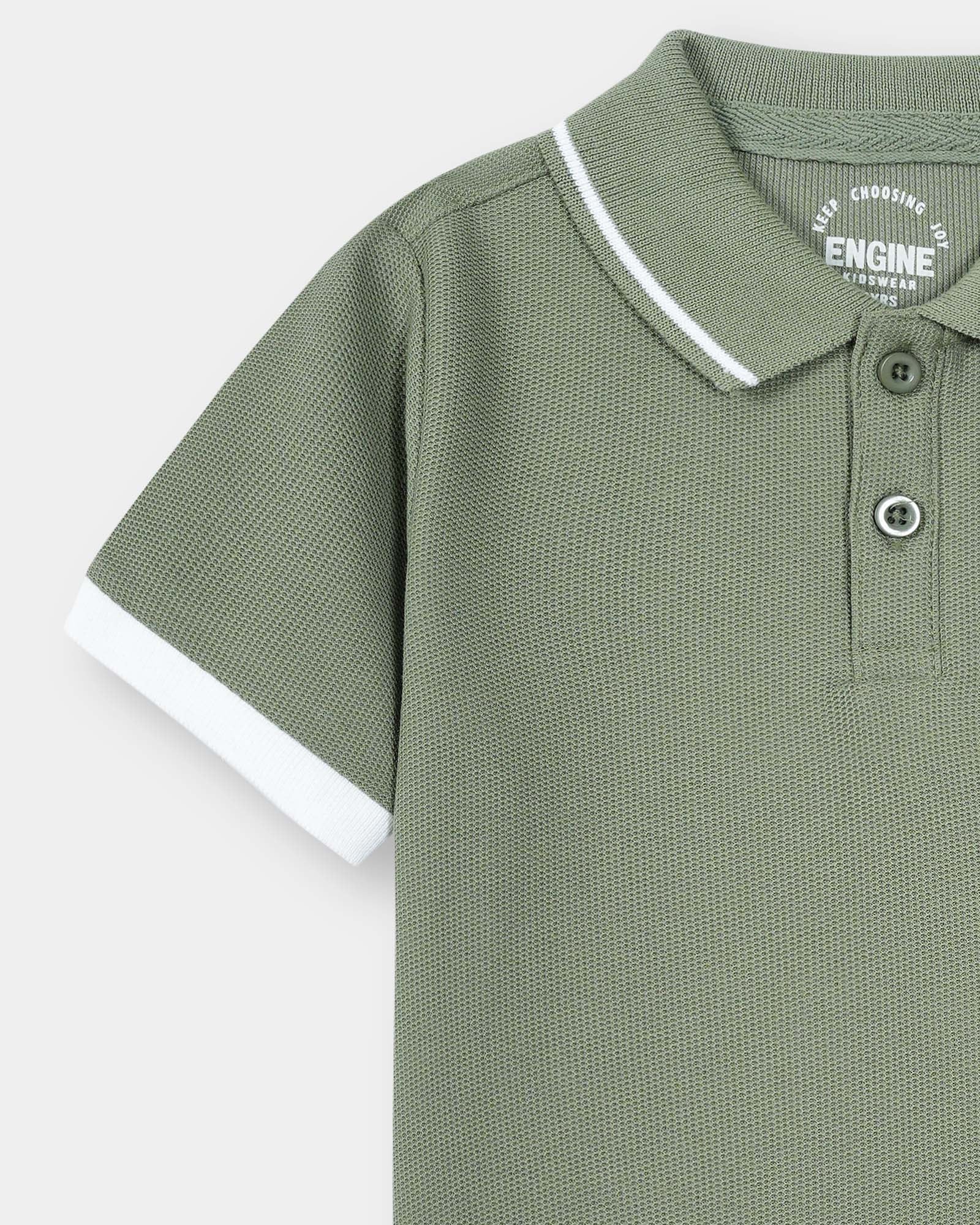 Boys Polo Tee - Engine - Buy Now