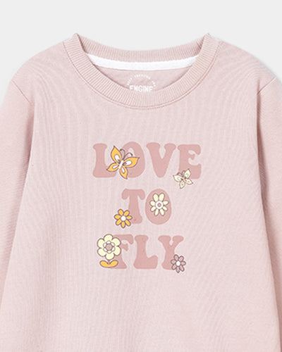 Girls Graphic Sweatshirt