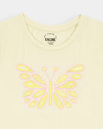 Girls Embroidered T Shirt - Engine - Buy Now