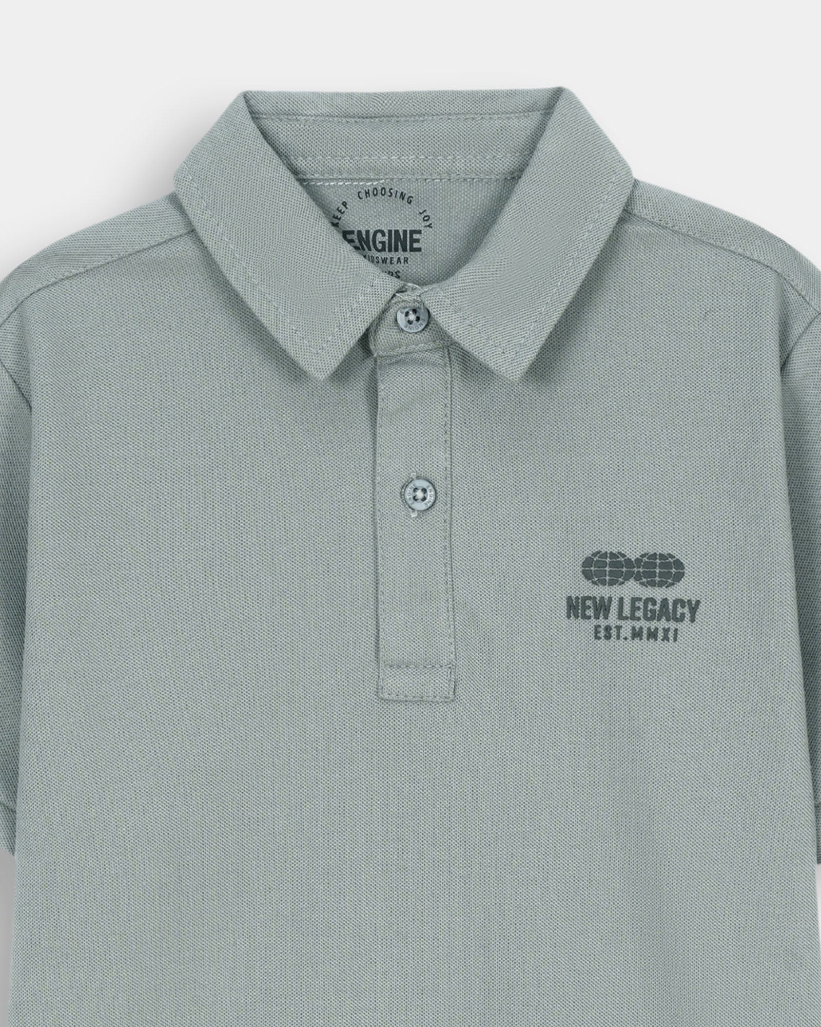 Boys Polo Tee - Engine - Buy Now