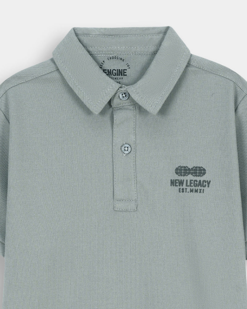 Boys Polo Tee - Engine - Buy Now