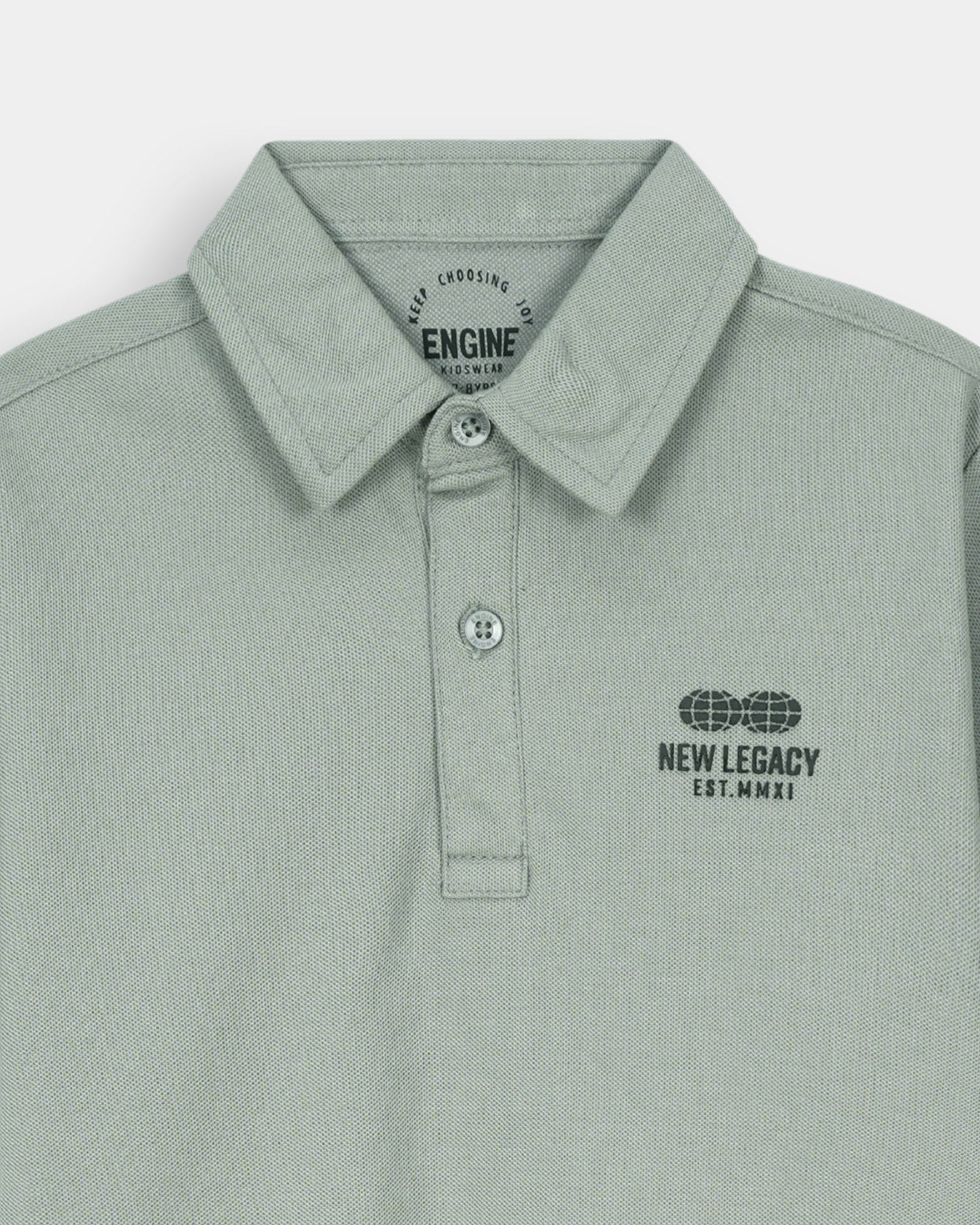 Boys Polo Tee - Engine - Buy Now