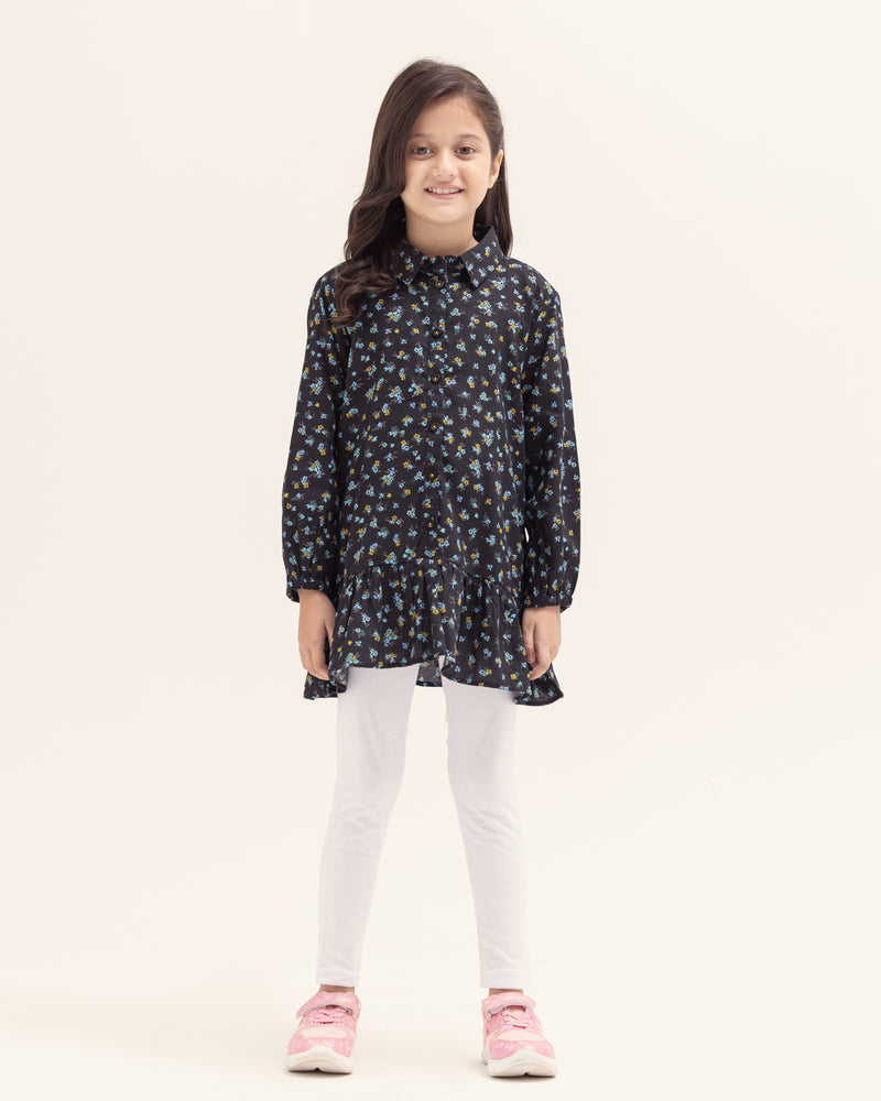 Girls Printed Floral Dress - Engine - Buy Now