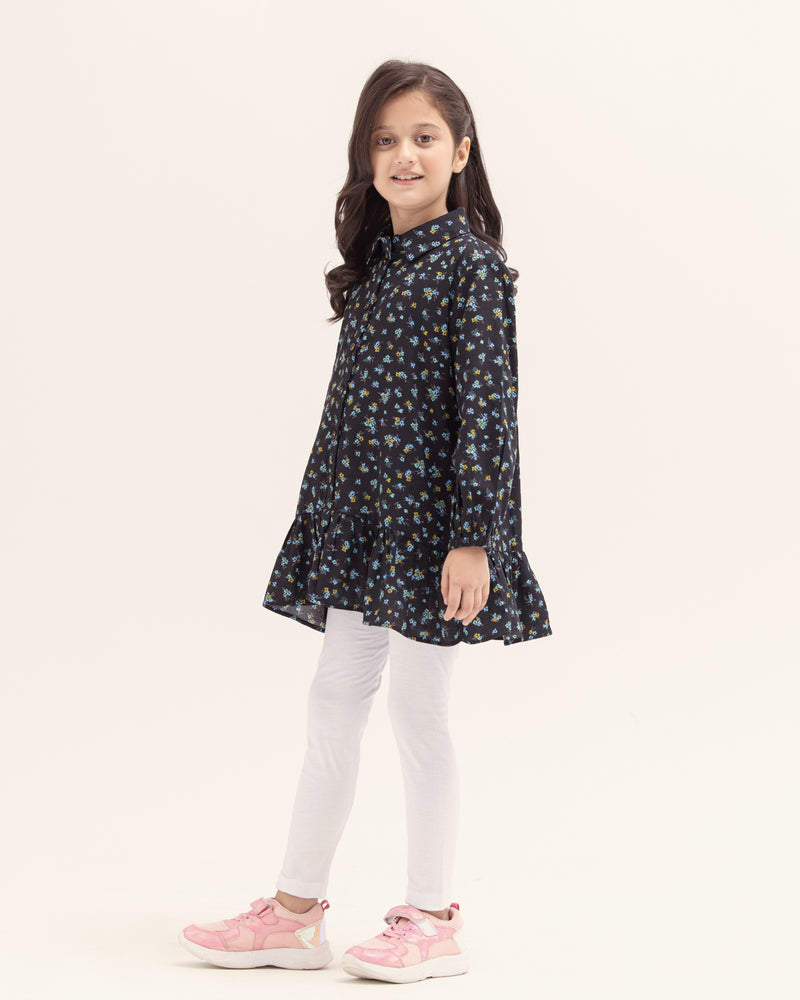 Girls Printed Floral Dress - Engine - Buy Now