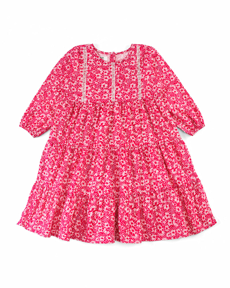 Girls Lace Floral Dress - Engine - Buy Now