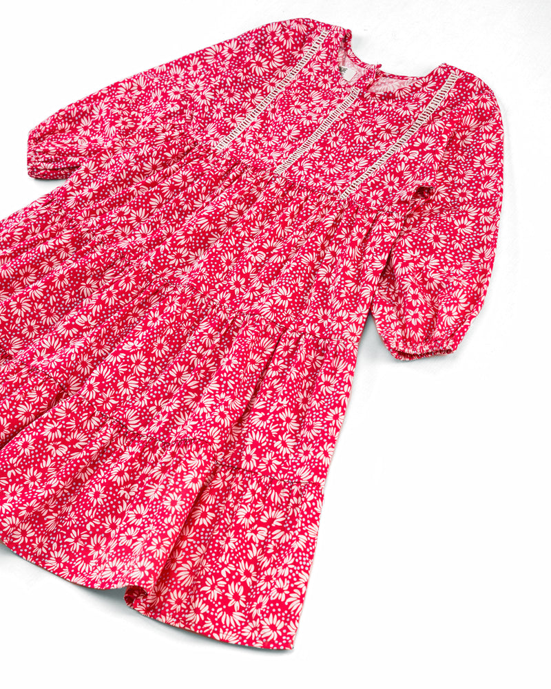 Girls Lace Floral Dress - Engine - Buy Now