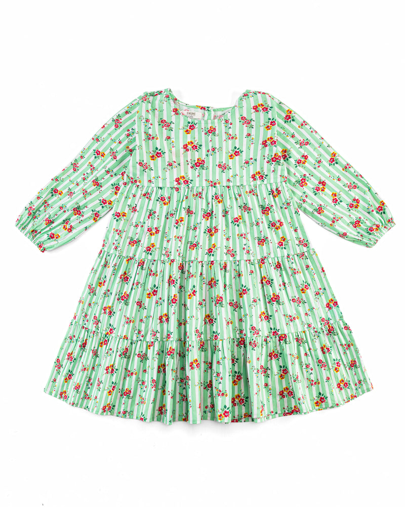 Girls Floral Tier Dress - Engine - Buy Now