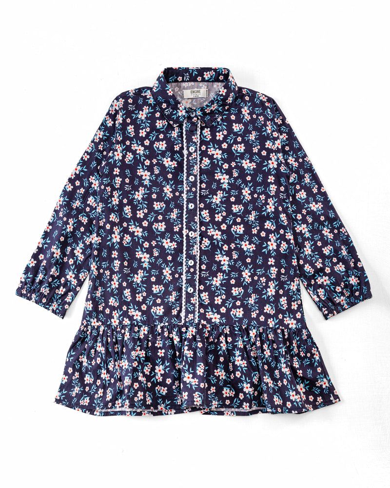 Girls Floral Lower Panel Dress - Engine - Buy Now