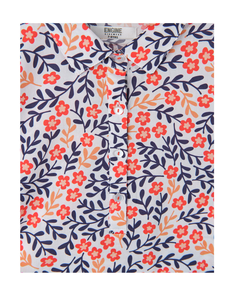 Girls All Over Printed Dress - Engine - Buy Now