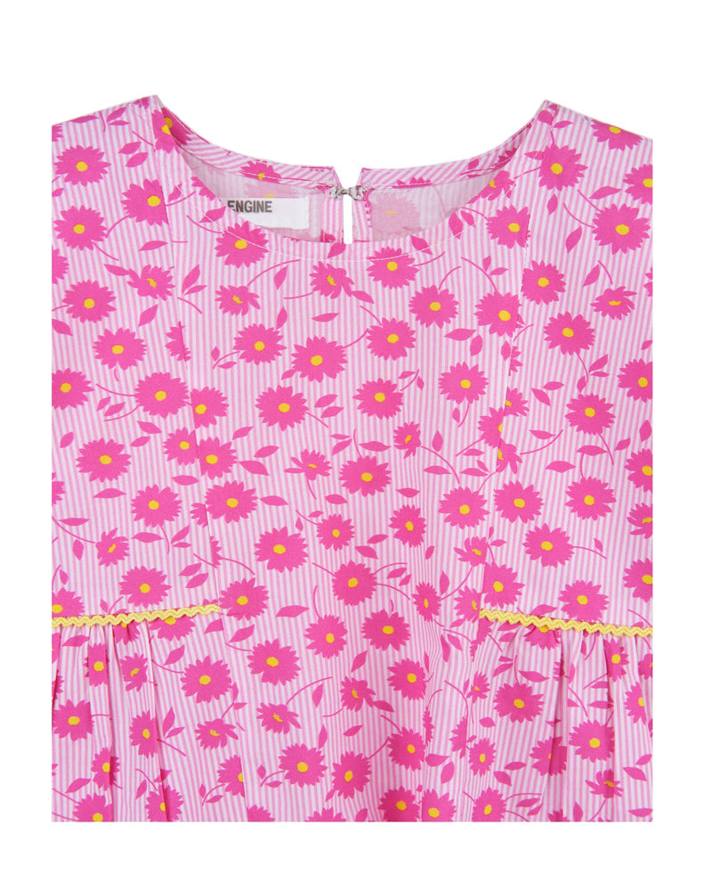 Girls Floral Three-Tier Dress - Engine - Buy Now