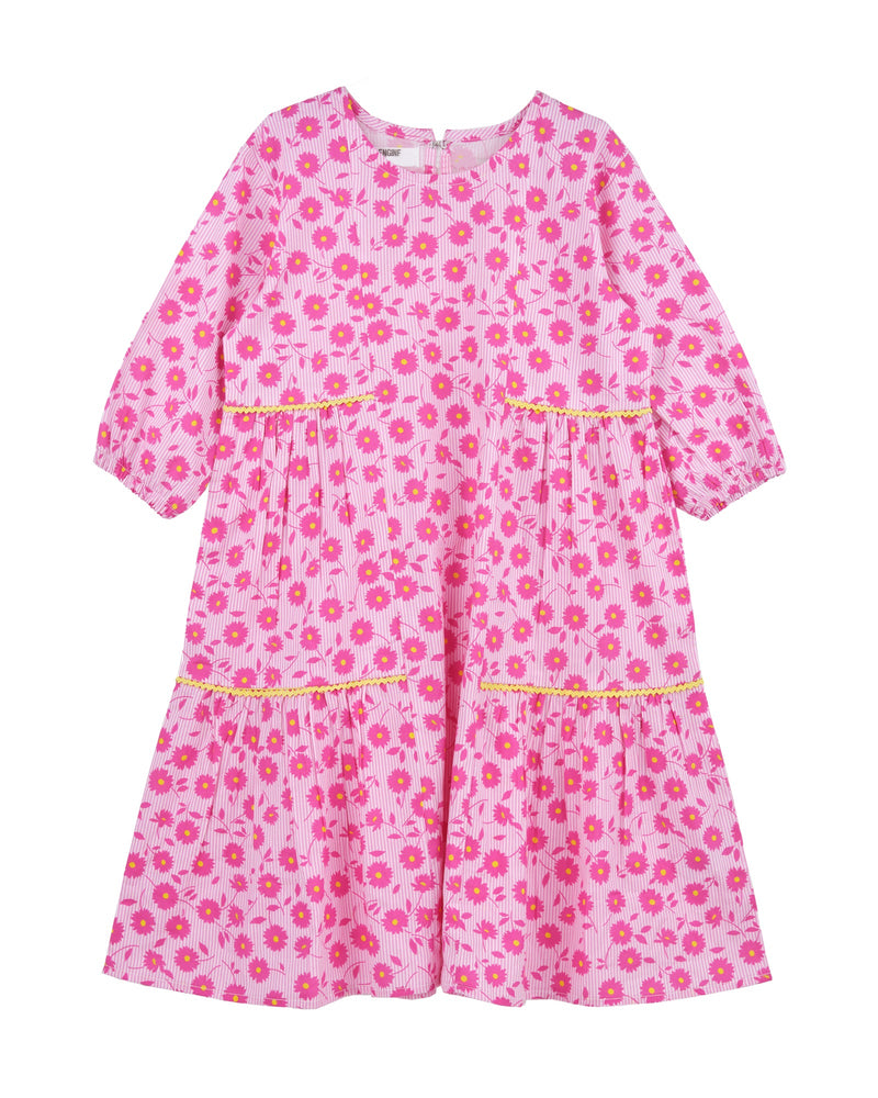 Girls Floral Three-Tier Dress - Engine - Buy Now