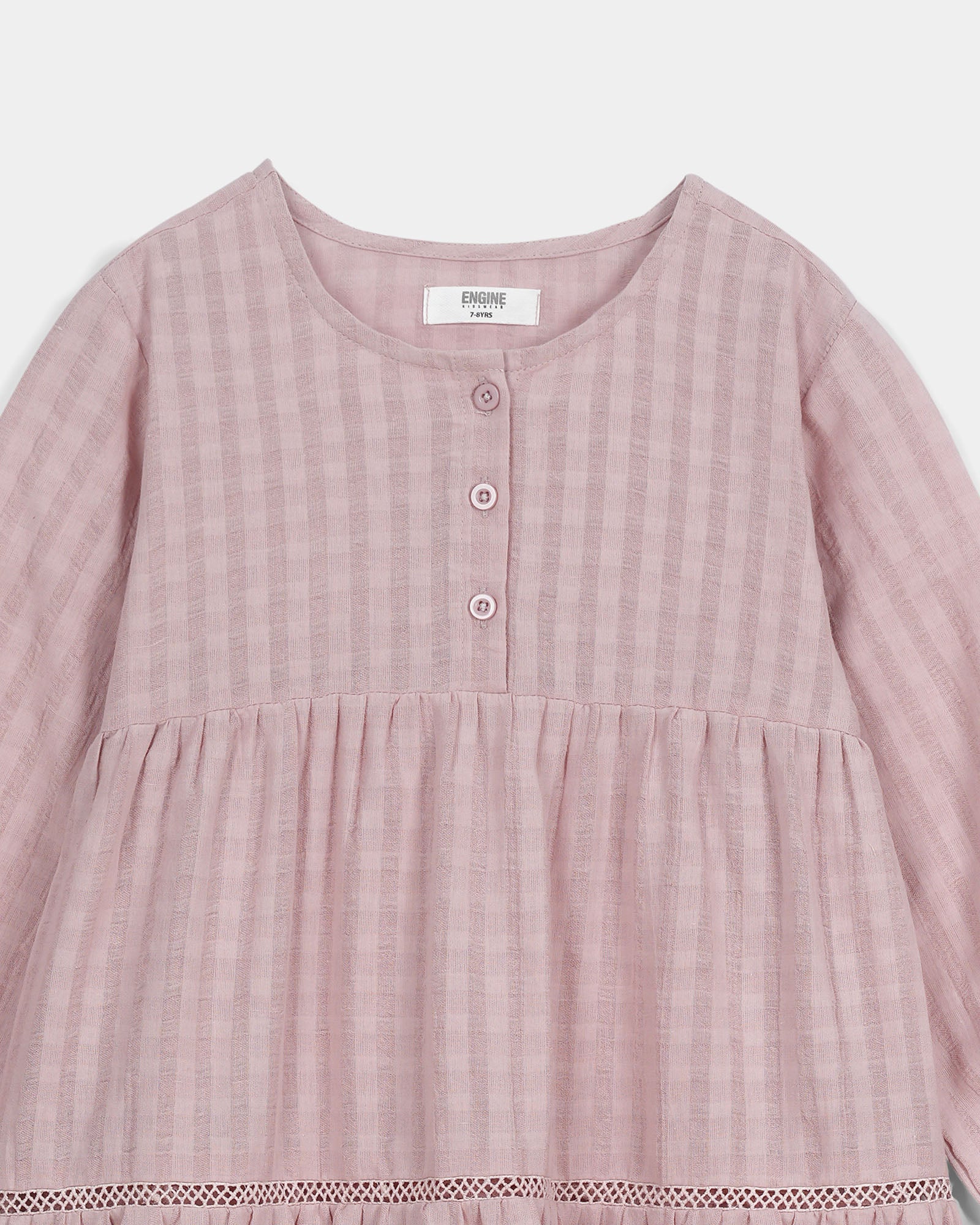 Girls Check Dress - Engine - Buy Now