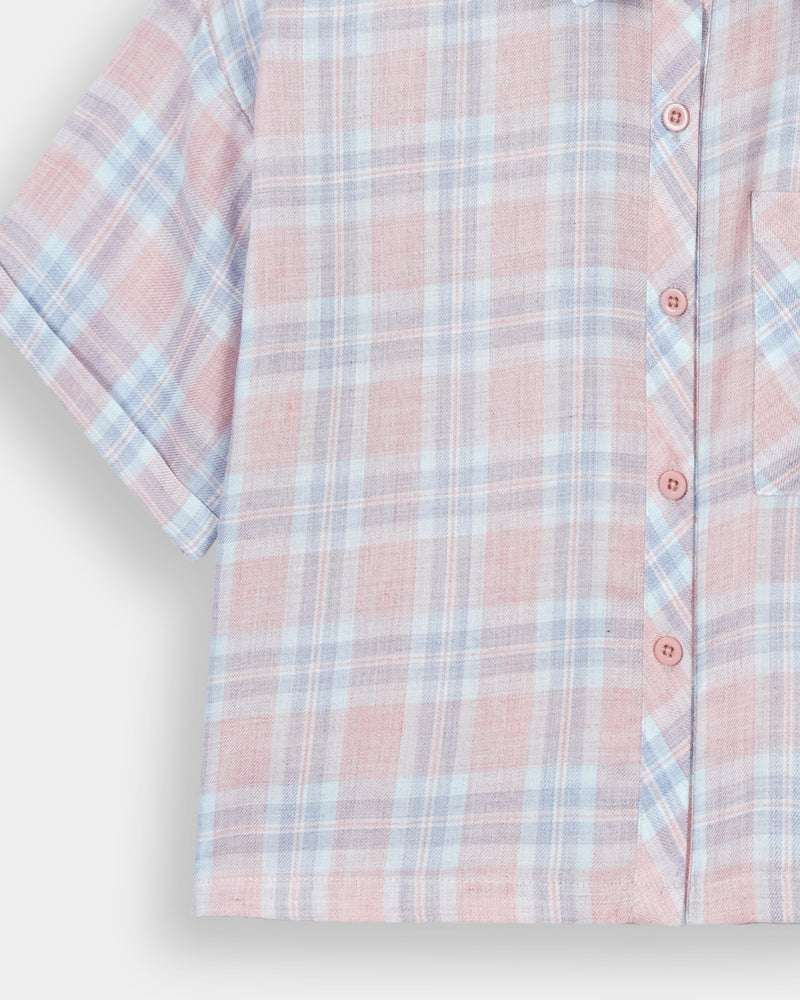 Girls Check Top - Engine - Buy Now